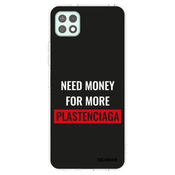 Picasee διαφανής θήκη σιλικόνης Samsung Galaxy A22 A226B 5G - More PLASTENCIAGA