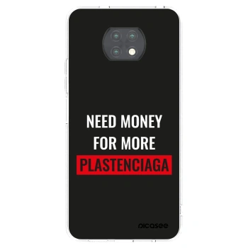 Picasee διαφανής θήκη σιλικόνης Xiaomi Redmi Note 9T - More PLASTENCIAGA