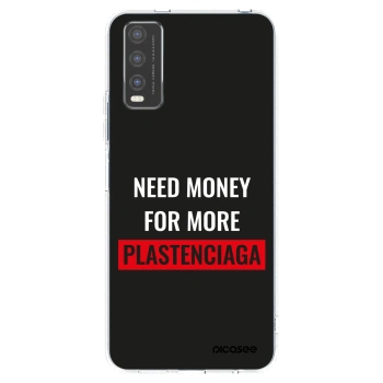 Picasee διαφανής θήκη σιλικόνης Vivo Y20s - More PLASTENCIAGA