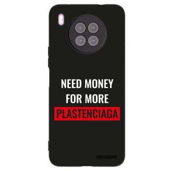 Picasee Μαύρη θήκη σιλικόνης για Huawei Nova 8i - More PLASTENCIAGA