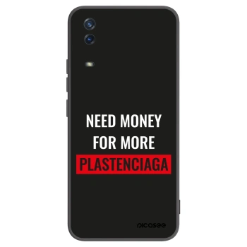 Picasee Μαύρη θήκη σιλικόνης για Vivo Y11s - More PLASTENCIAGA