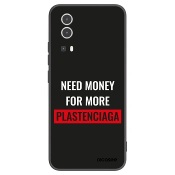 Picasee Μαύρη θήκη σιλικόνης για Vivo Y72 5G - More PLASTENCIAGA
