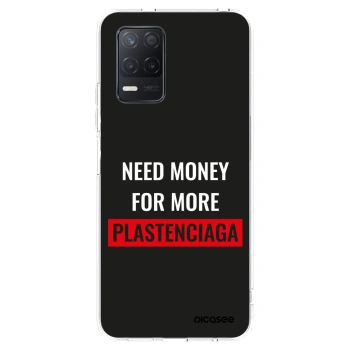 Picasee διαφανής θήκη σιλικόνης Realme 8 5G - More PLASTENCIAGA