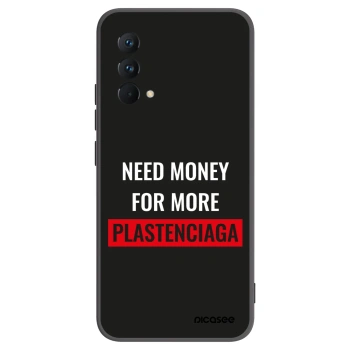 Picasee Μαύρη θήκη σιλικόνης για Realme GT Master Edition 5G - More PLASTENCIAGA