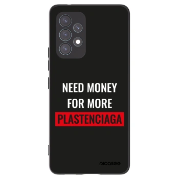 Picasee Μαύρη θήκη σιλικόνης για Samsung Galaxy A53 5G A536 - More PLASTENCIAGA