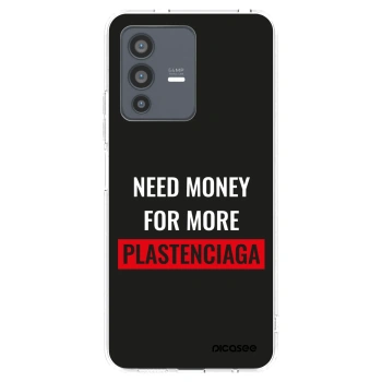 Picasee διαφανής θήκη σιλικόνης Vivo V23 5G - More PLASTENCIAGA