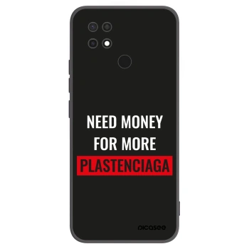 Picasee Μαύρη θήκη σιλικόνης για Xiaomi Redmi 10C - More PLASTENCIAGA