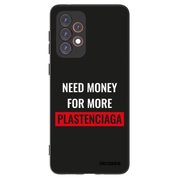 Picasee Μαύρη θήκη σιλικόνης για Samsung Galaxy A33 5G A336 - More PLASTENCIAGA