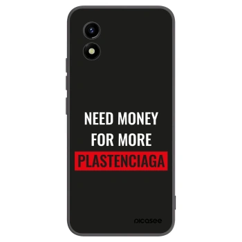 Picasee Μαύρη θήκη σιλικόνης για Vivo Y01 - More PLASTENCIAGA