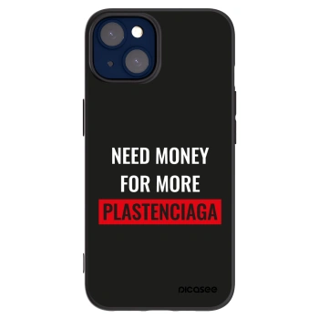Picasee Μαύρη θήκη σιλικόνης για Apple iPhone 14 - More PLASTENCIAGA