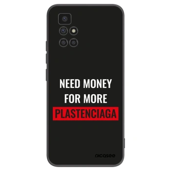 Picasee Μαύρη θήκη σιλικόνης για Xiaomi Redmi 10 (2022) - More PLASTENCIAGA