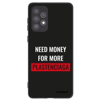 Picasee Μαύρη θήκη σιλικόνης για Samsung Galaxy A73 5G - More PLASTENCIAGA