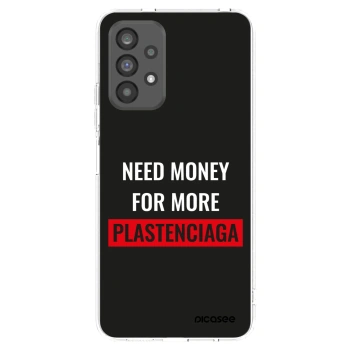 Picasee διαφανής θήκη σιλικόνης Samsung Galaxy A73 5G - More PLASTENCIAGA