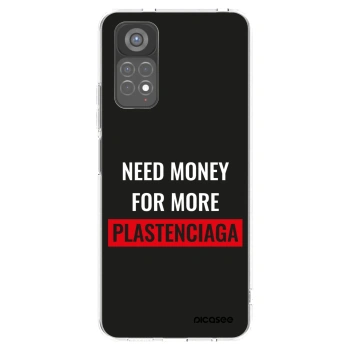 Picasee διαφανής θήκη σιλικόνης Xiaomi Redmi Note 11S 5G - More PLASTENCIAGA