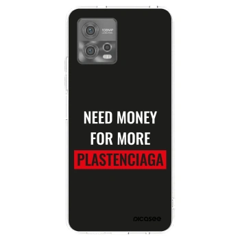 Picasee διαφανής θήκη σιλικόνης Motorola Moto G72 - More PLASTENCIAGA