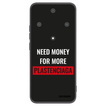 Picasee Μαύρη θήκη σιλικόνης για Honor Magic5 Lite 5G - More PLASTENCIAGA
