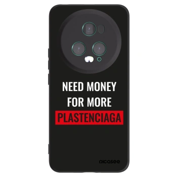 Picasee Μαύρη θήκη σιλικόνης για Honor Magic5 Pro - More PLASTENCIAGA
