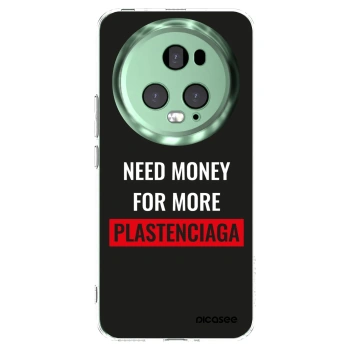 Picasee διαφανής θήκη σιλικόνης Honor Magic5 Pro - More PLASTENCIAGA