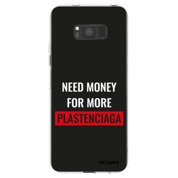 Picasee διαφανής θήκη σιλικόνης Samsung Galaxy S8 G950F - More PLASTENCIAGA