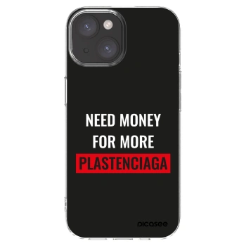 Picasee διαφανής θήκη σιλικόνης Apple iPhone 15 - More PLASTENCIAGA