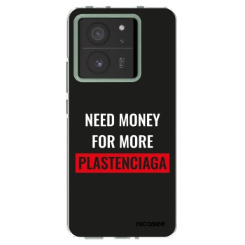 Picasee διαφανής θήκη σιλικόνης Xiaomi 13T Pro - More PLASTENCIAGA