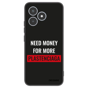 Picasee Μαύρη θήκη σιλικόνης για Realme C53 - More PLASTENCIAGA
