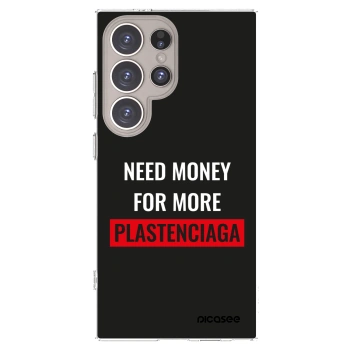 Picasee διαφανής θήκη σιλικόνης Samsung Galaxy S24 Ultra S928B 5G - More PLASTENCIAGA