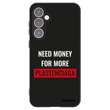 Picasee Μαύρη θήκη σιλικόνης για Samsung Galaxy S23 FE S711B - More PLASTENCIAGA