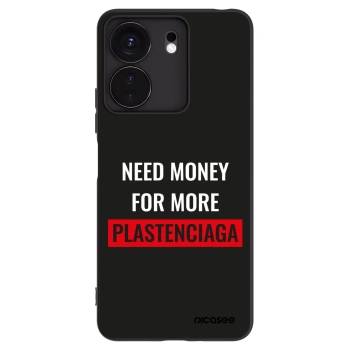 Picasee Μαύρη θήκη σιλικόνης για Xiaomi Redmi 13C 4G - More PLASTENCIAGA