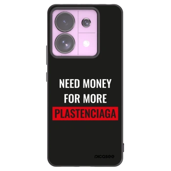 Picasee Μαύρη θήκη σιλικόνης για Xiaomi Redmi Note 13 Pro 5G - More PLASTENCIAGA