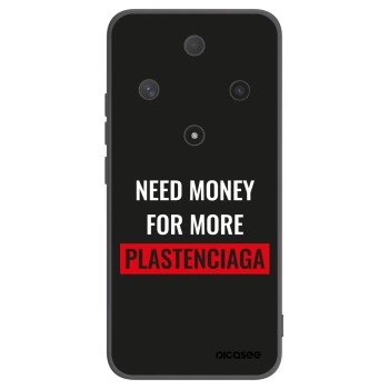 Picasee Μαύρη θήκη σιλικόνης για Honor Magic6 Lite 5G - More PLASTENCIAGA