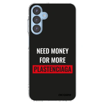 Picasee διαφανής θήκη σιλικόνης Samsung Galaxy A15 A156B 5G - More PLASTENCIAGA