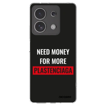 Picasee διαφανής θήκη σιλικόνης Xiaomi Redmi Note 13 4G - More PLASTENCIAGA