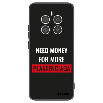 Picasee Μαύρη θήκη σιλικόνης για Realme 12 Pro 5G - More PLASTENCIAGA