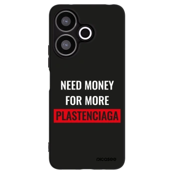 Picasee Μαύρη θήκη σιλικόνης για Xiaomi Redmi 13 4G - More PLASTENCIAGA