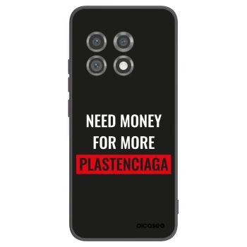 Picasee Μαύρη θήκη σιλικόνης για OnePlus 11 5G - More PLASTENCIAGA