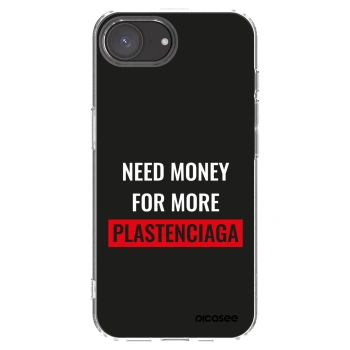 Picasee διαφανής θήκη σιλικόνης Apple iPhone 16e - More PLASTENCIAGA