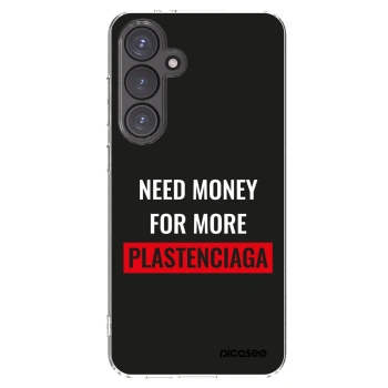 Picasee διαφανής θήκη σιλικόνης Samsung Galaxy S24 FE S721B - More PLASTENCIAGA