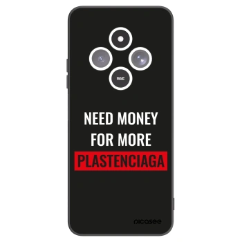 Picasee Μαύρη θήκη σιλικόνης για Xiaomi Redmi 14C - More PLASTENCIAGA