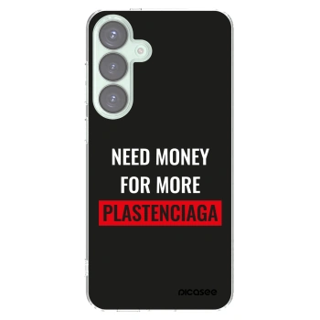 Picasee διαφανής θήκη σιλικόνης Samsung Galaxy S25+ 5G - More PLASTENCIAGA