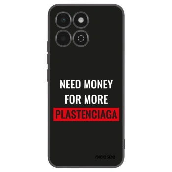 Picasee Μαύρη θήκη σιλικόνης για Honor 200 Smart 5G - More PLASTENCIAGA