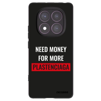 Picasee Μαύρη θήκη σιλικόνης για Xiaomi Redmi Note 14 Pro 4G - More PLASTENCIAGA