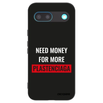 Picasee Μαύρη θήκη σιλικόνης για Google Pixel 8 - More PLASTENCIAGA
