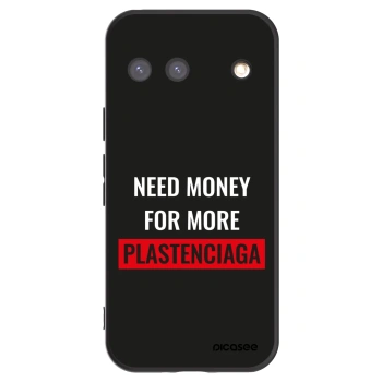 Picasee Μαύρη θήκη σιλικόνης για Google Pixel 9 - More PLASTENCIAGA