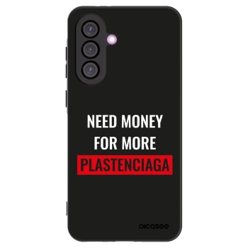 Picasee Μαύρη θήκη σιλικόνης για Samsung Galaxy A56 5G A566B - More PLASTENCIAGA