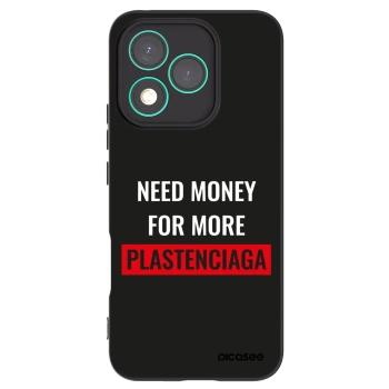 Picasee Μαύρη θήκη σιλικόνης για Honor 400 Lite 5G - More PLASTENCIAGA