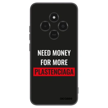 Picasee Μαύρη θήκη σιλικόνης για Xiaomi Poco C75 - More PLASTENCIAGA