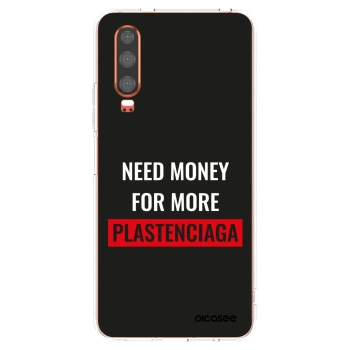 Picasee διαφανής θήκη σιλικόνης Huawei P30 - More PLASTENCIAGA