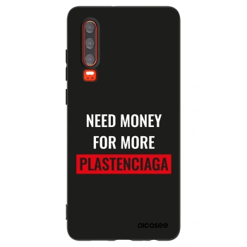 Picasee Μαύρη θήκη σιλικόνης για Huawei P30 - More PLASTENCIAGA