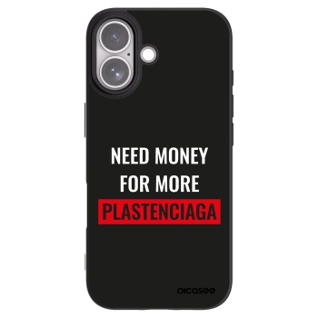 Picasee Μαύρη θήκη σιλικόνης για Apple iPhone 17 - More PLASTENCIAGA